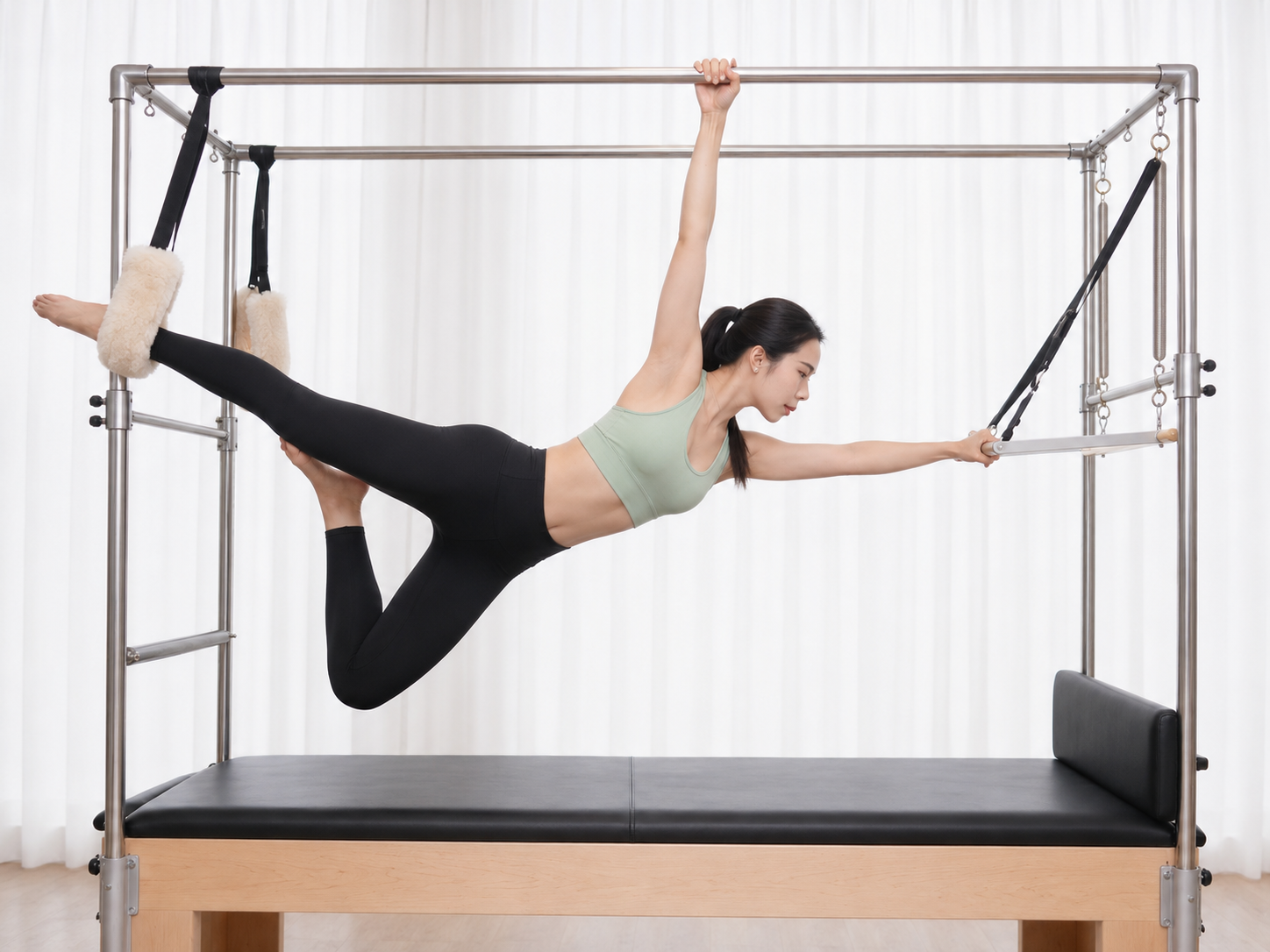 Pilates Cadillac practice